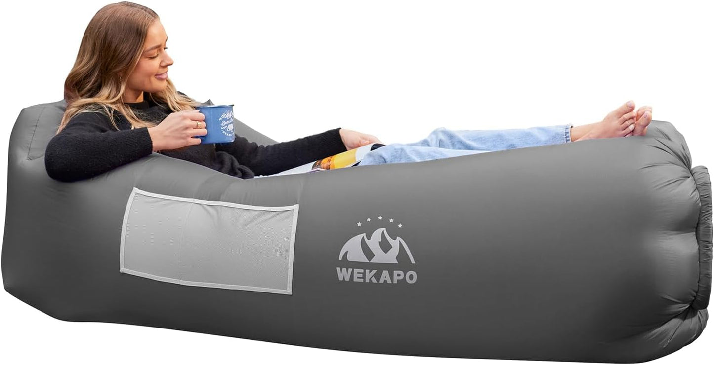 WEKAPO Inflatable Sun Lounger: Portable Air Sofa for Relaxation