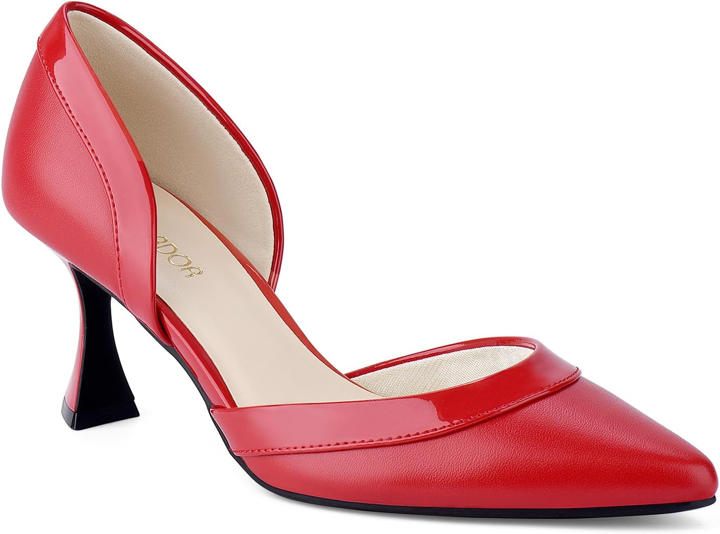 JENN ARDOR Women's Pumps Low Heels for Comfortable Style