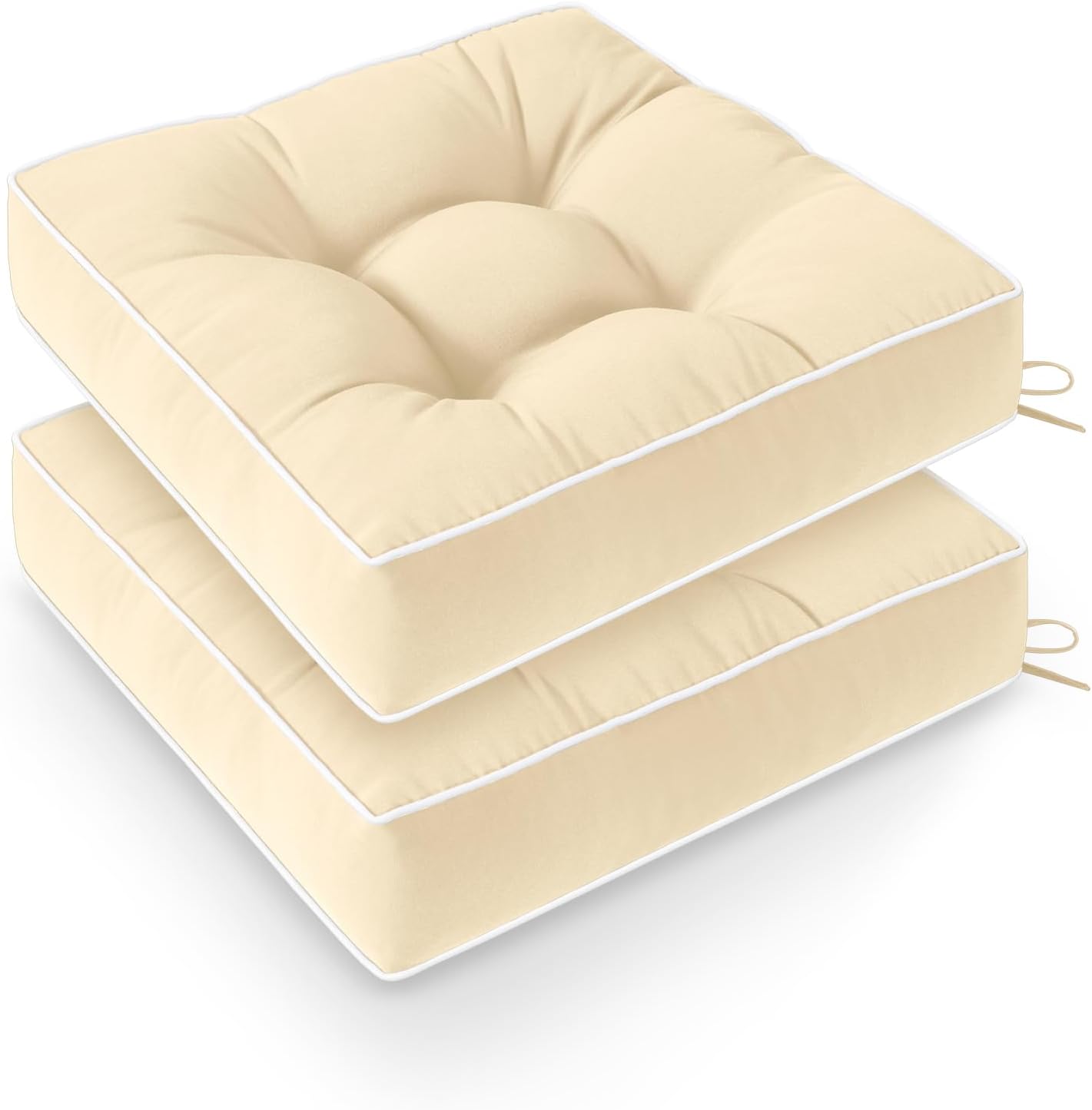 Outdoor Chair Cushions Set of 2 for Patio Furniture Comfort