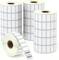 1 in x 0.5 in Small Labels Compatible with Zebra & More - Perforated
