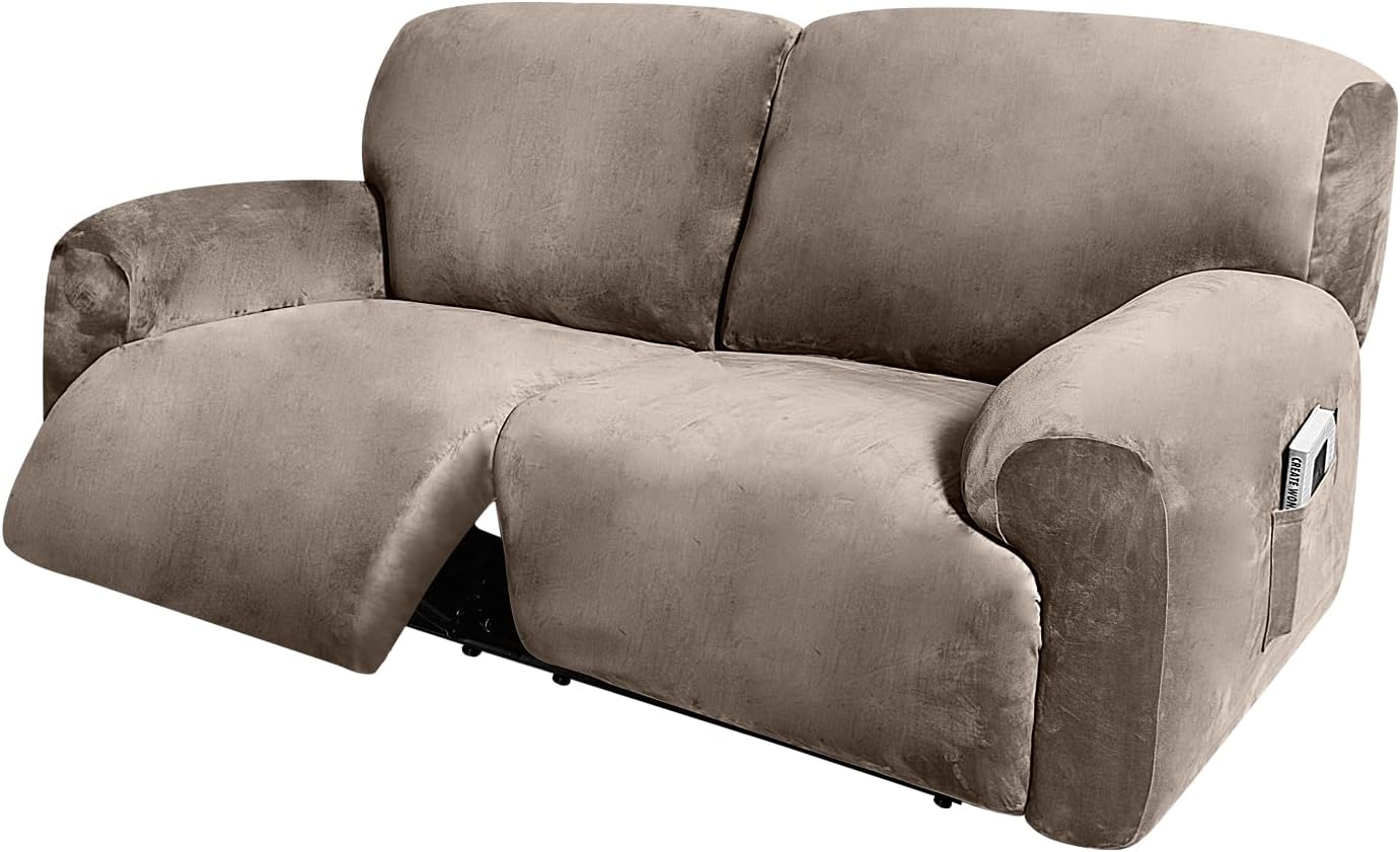 ULTICOR Extra Wide Reclining 2 Seater Sofa Cover for Comfort