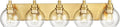 Bathroom Light Fixtures 5 Light Brushed Gold Vanity Light - Modern