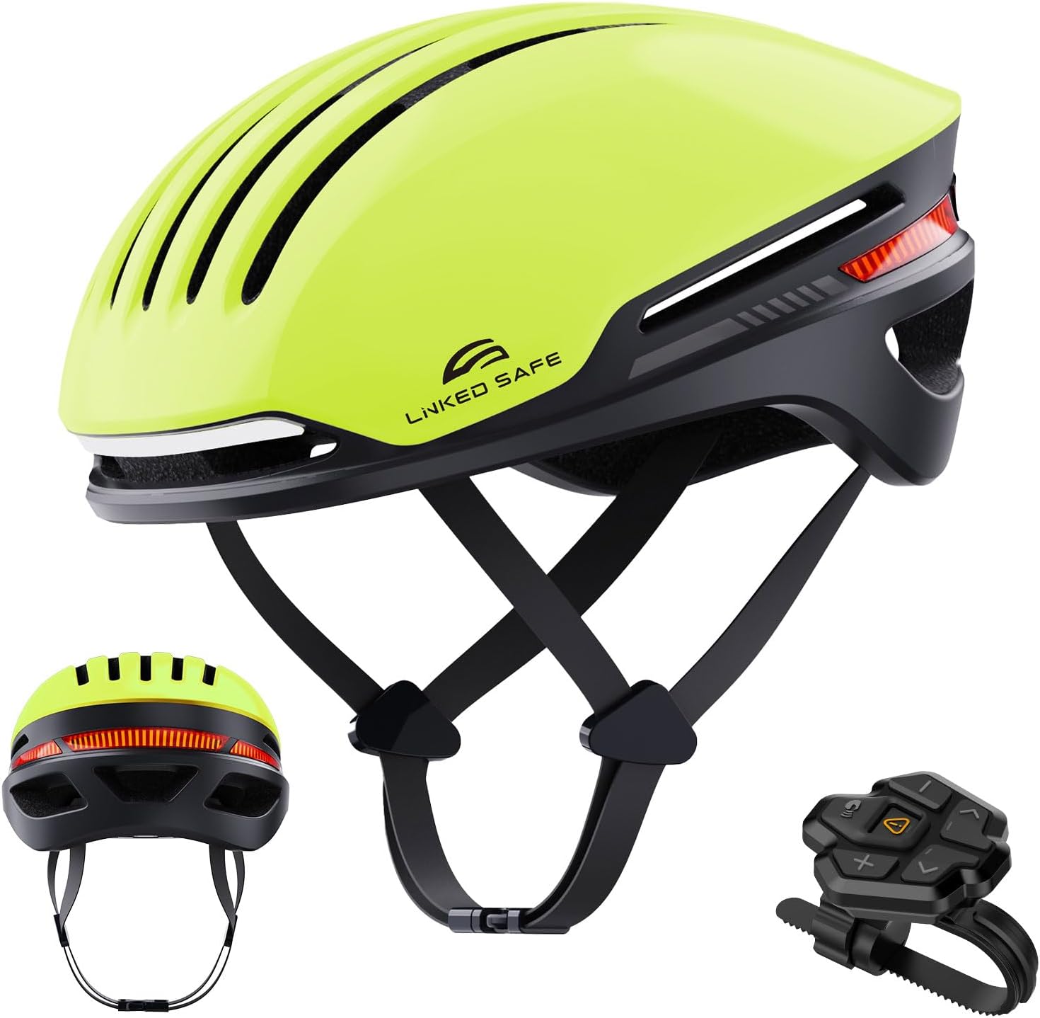 Smart Bike Helmet with Bluetooth, Safety Features & LED Signals