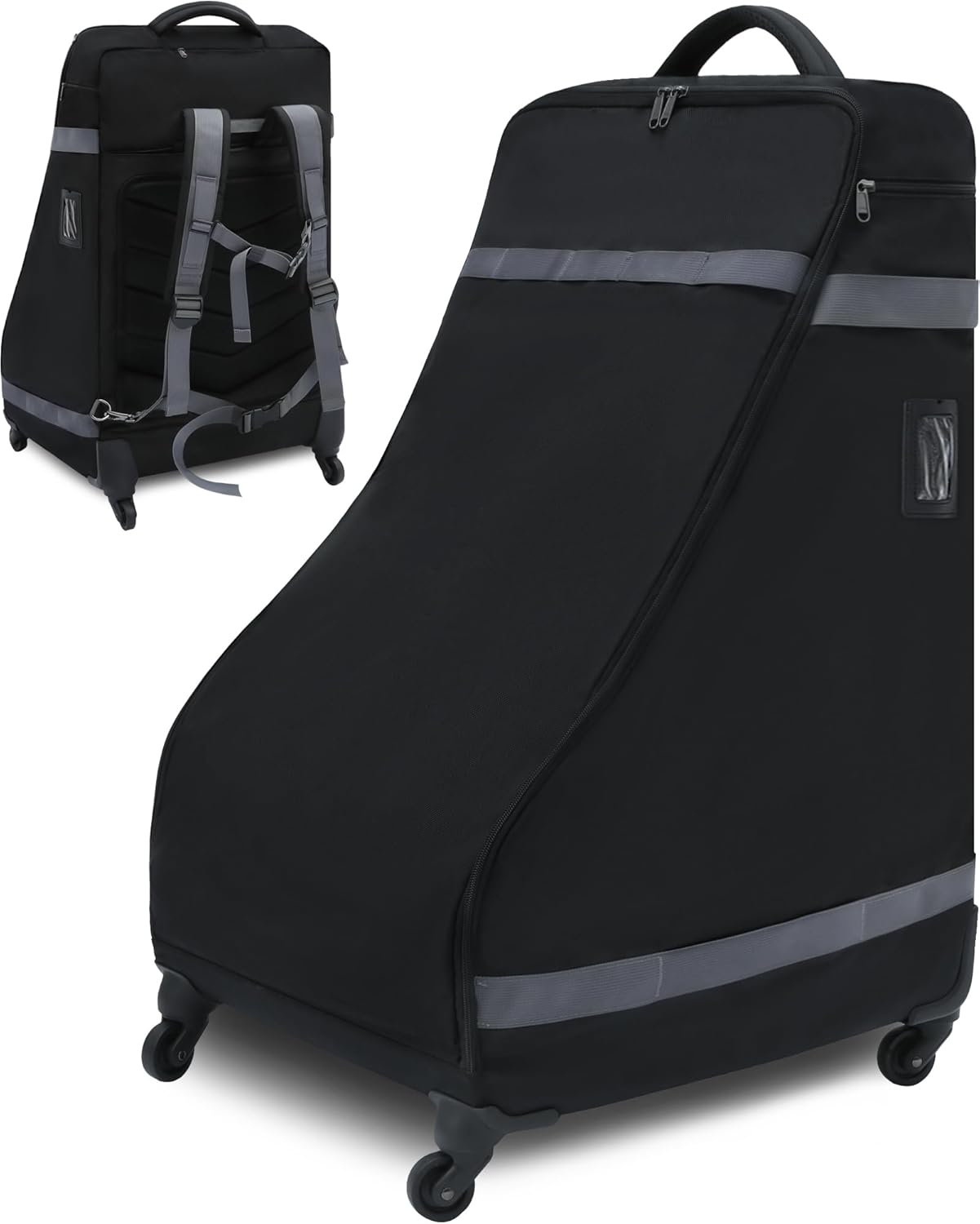 Extra Large Car Seat Bag Backpack with Wheels for Travel