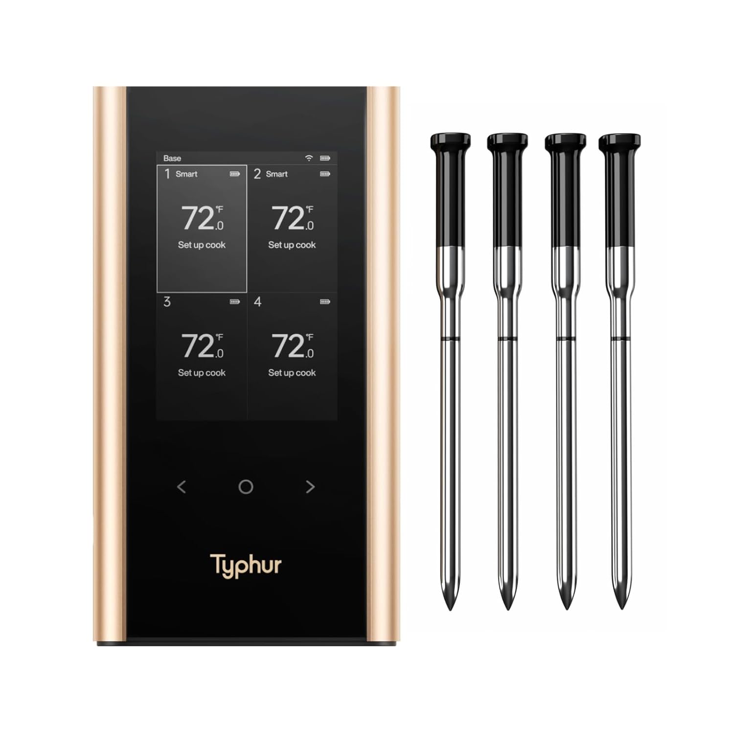 SYNC Gold Meat Thermometer | Stronger Signal | Reliable Readings