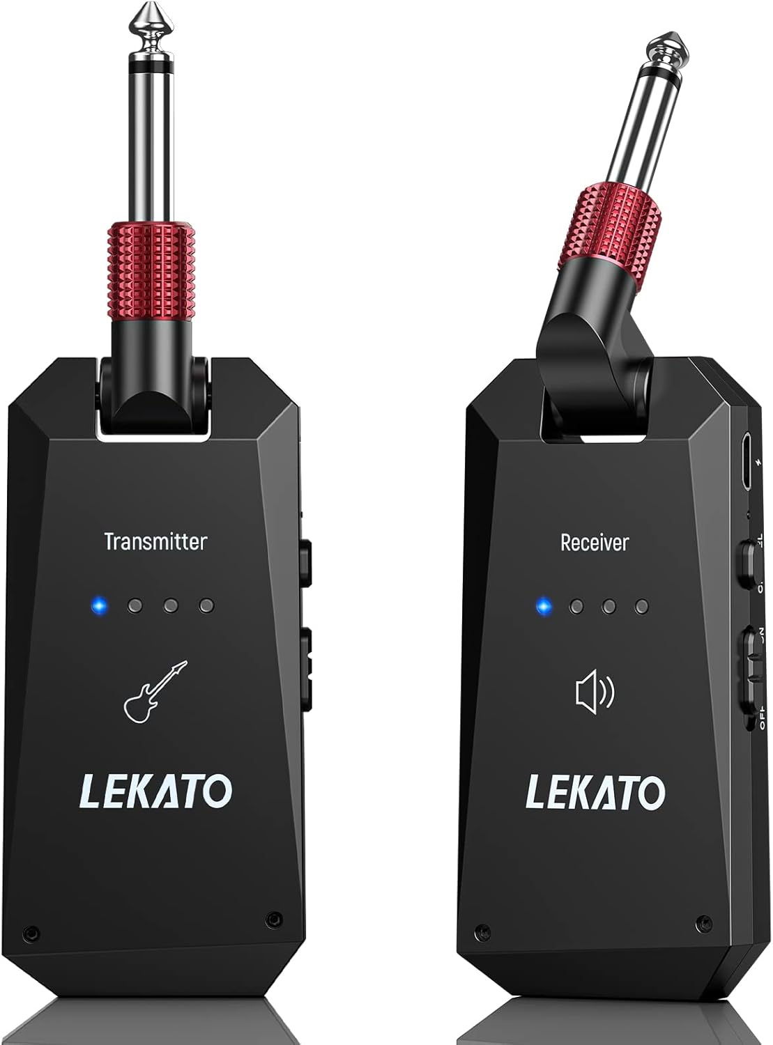 LEKATO Wireless Guitar System with 8 Hours Battery Life
