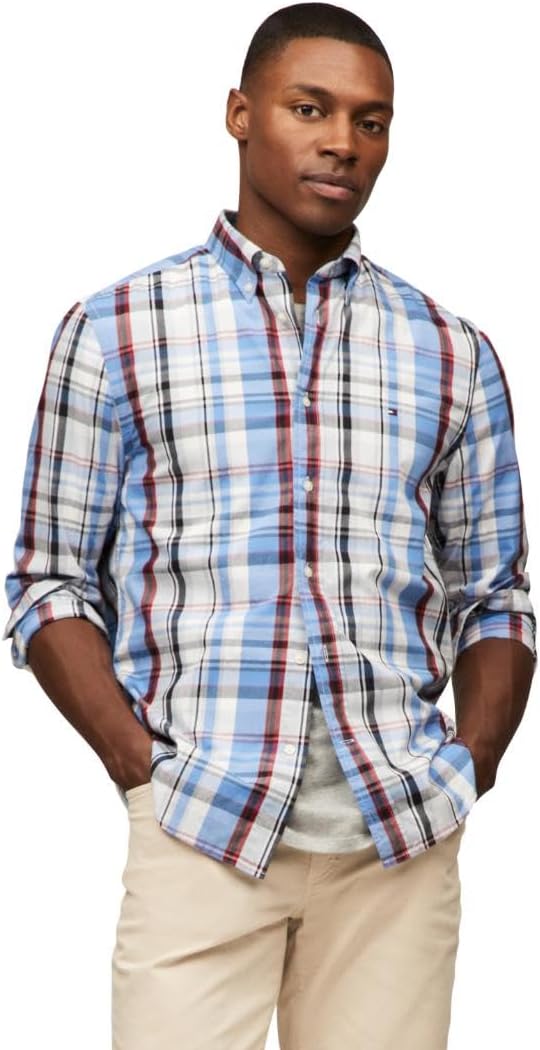 Tommy Hilfiger Long Sleeve Poplin Regular Fit Button Down Shirts
