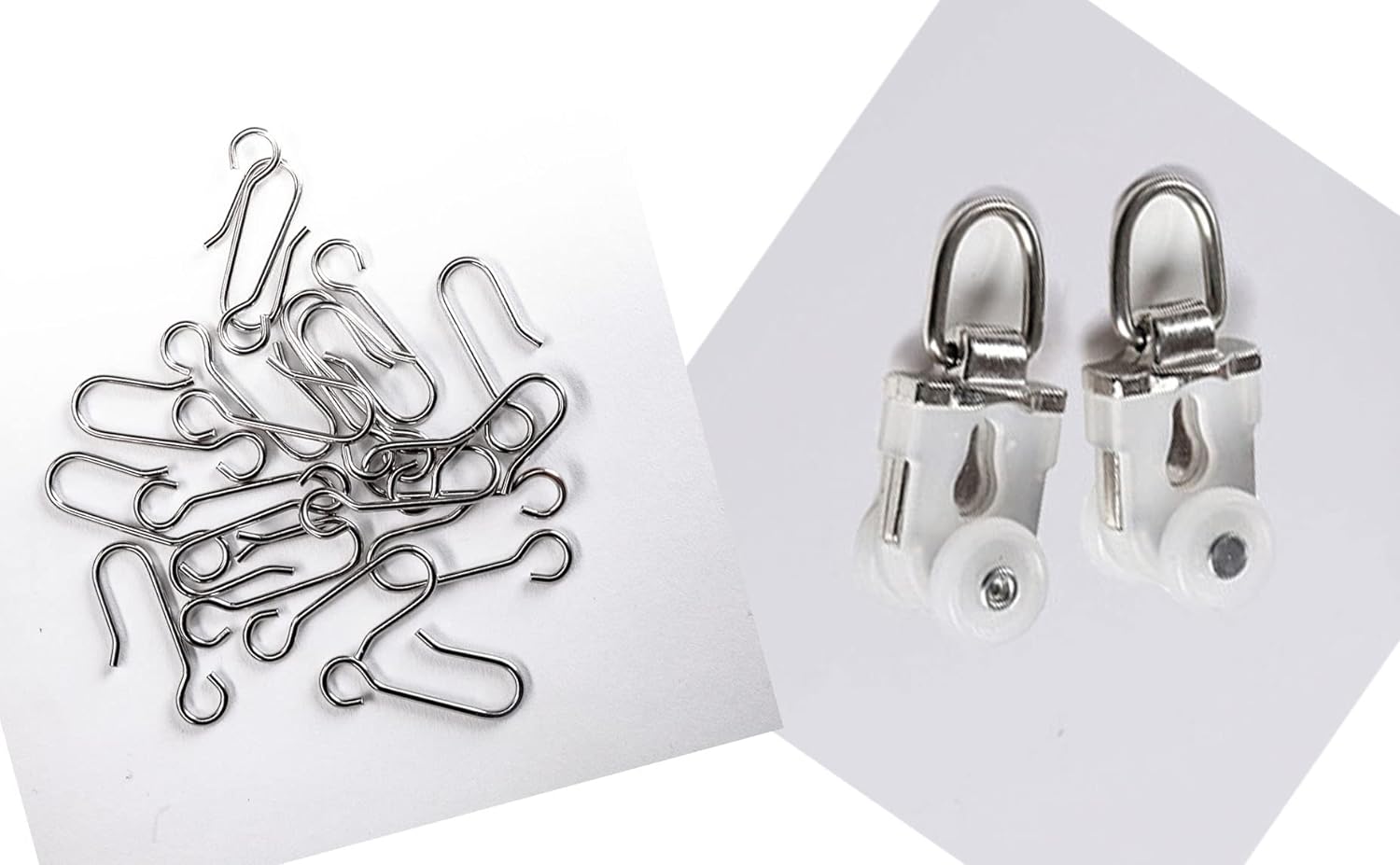 TOM TOOL Aluminum Curtain Track Set - Smooth Glide & Easy Installation!