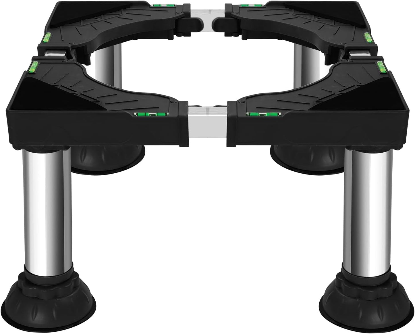 Black Mini Fridge Stand Adjustable Pedestal for Appliances