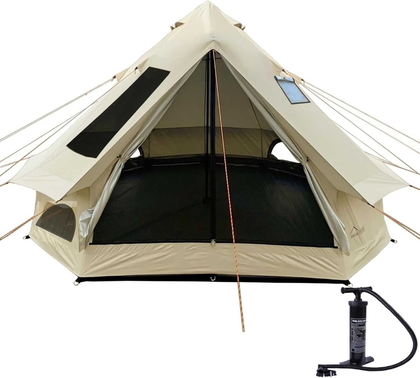 DANCHEL OUTDOOR 4 Season Inflatable Hot Tent with Skyview