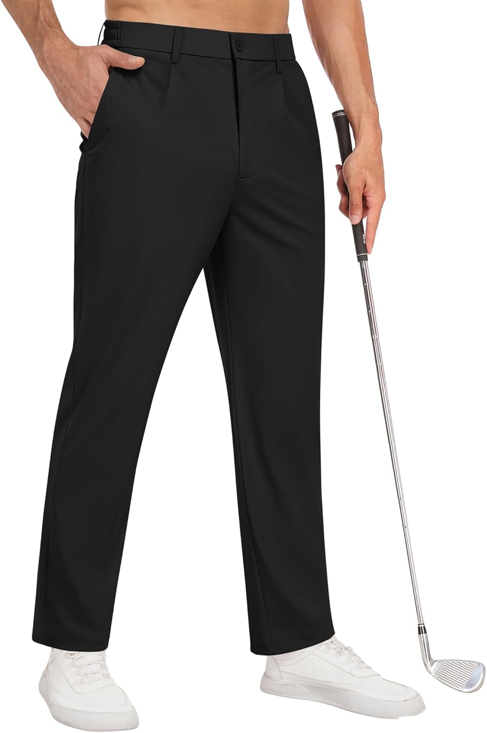 Mens Golf Pants Stretch Casual Dress Pants for Comfort and Style