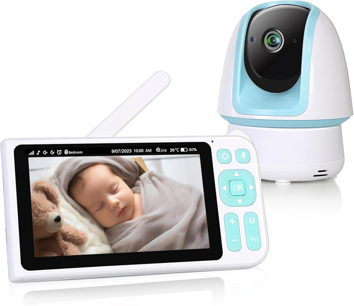 BLAZEVIDEO 1080p FHD Baby Monitor: Crisp Clarity & Long Range