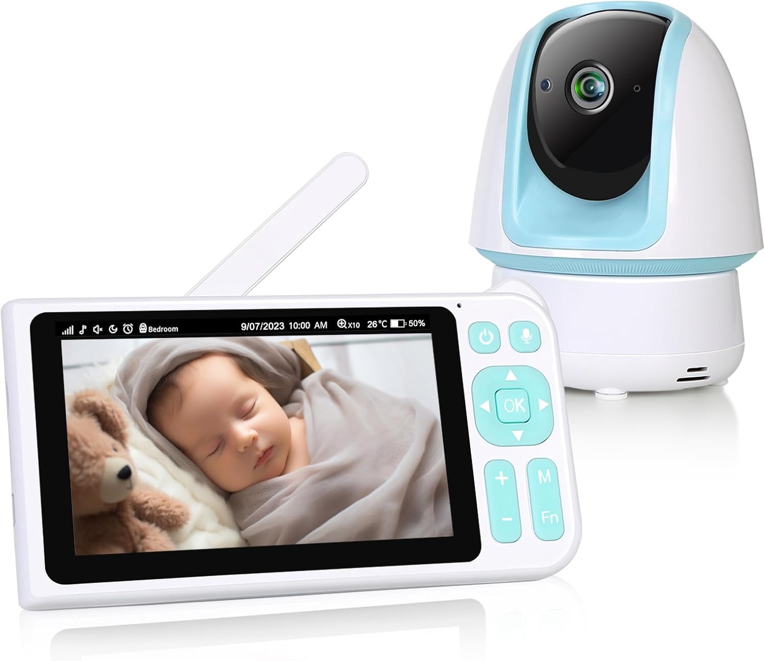 BLAZEVIDEO 1080p FHD Baby Monitor: Crisp Clarity & Long Range