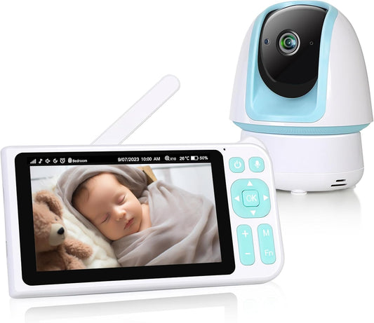 BLAZEVIDEO 1080p FHD Baby Monitor: Crisp Clarity & Long Range