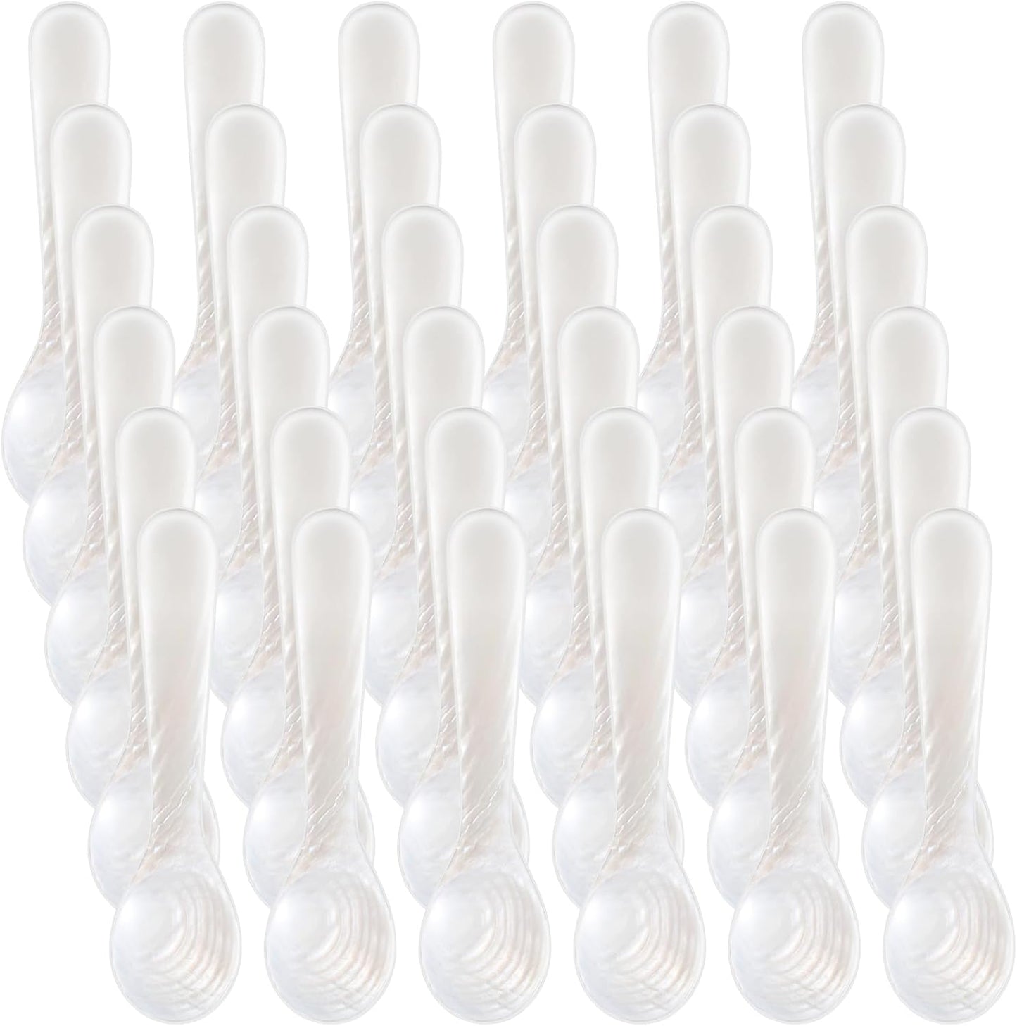 Patelai 40 Pieces Mother of Pearl Caviar Spoons Set for Serving