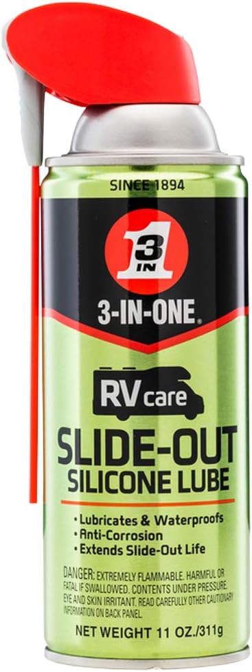 3-IN-ONE RVcare Slide-Out Silicone Lube for Smooth Operation