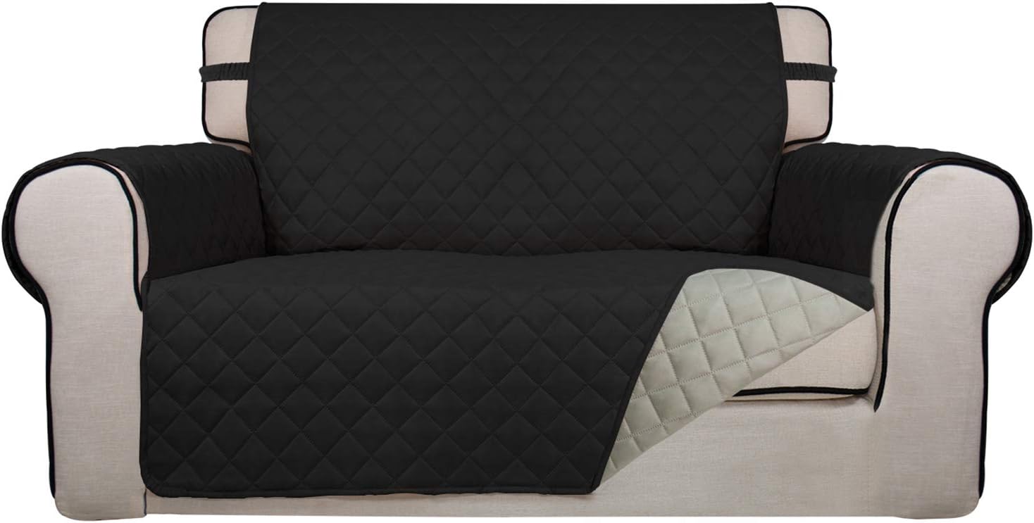 PureFit Reversible Quilted Sofa Cover for Loveseat Protection