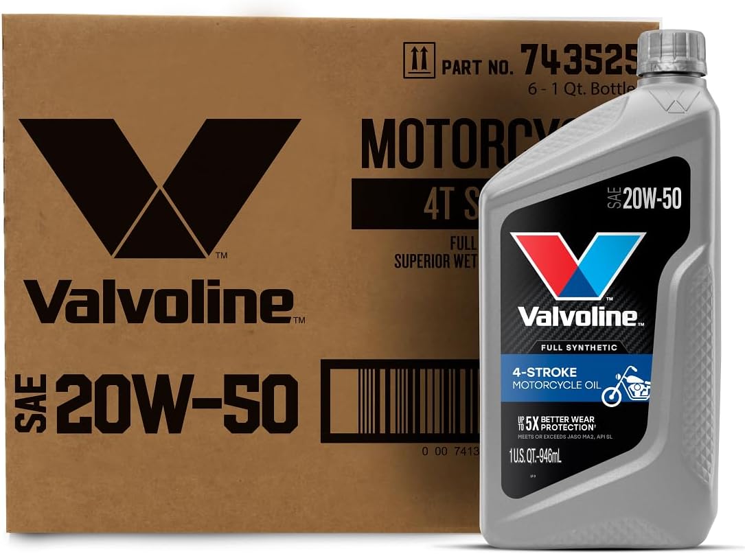 Valvoline 4-Stroke Motorcycle Full Synthetic SAE 20W-50 Oil Review
