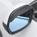Smoke Visor Guards for Car Side Mirrors - Waterproof Rain Eyebrows