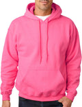 Gildan Heavy Blend Hooded Sweatshirt Sfty Pink XXX-Large - Comfortable