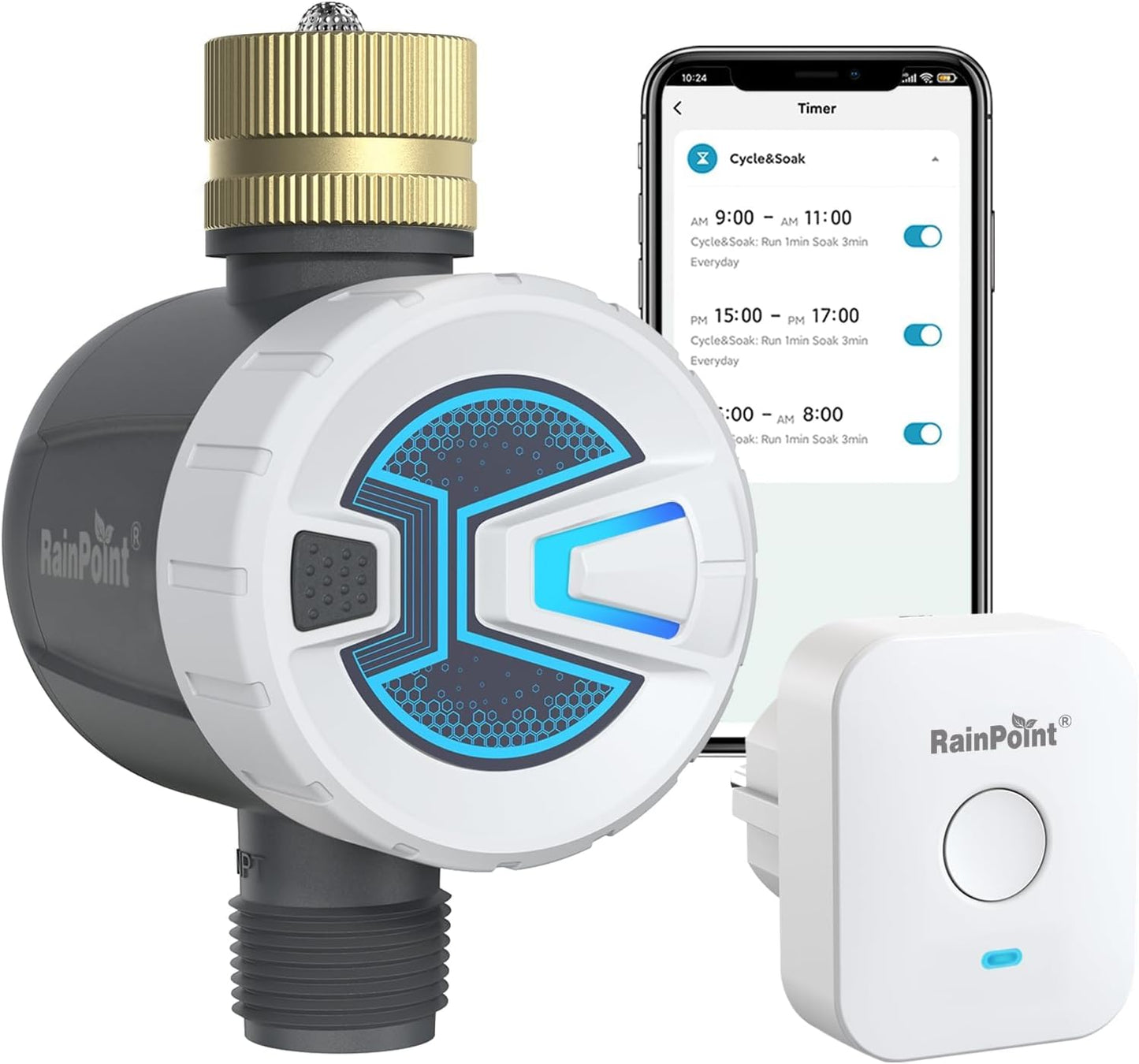 RAINPOINT WiFi Sprinkler Timer for Smart Garden Irrigation Control