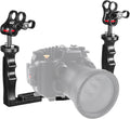 MINIFOCUS Underwater Camera Handle Tray Bracket - Stable Dual Handle