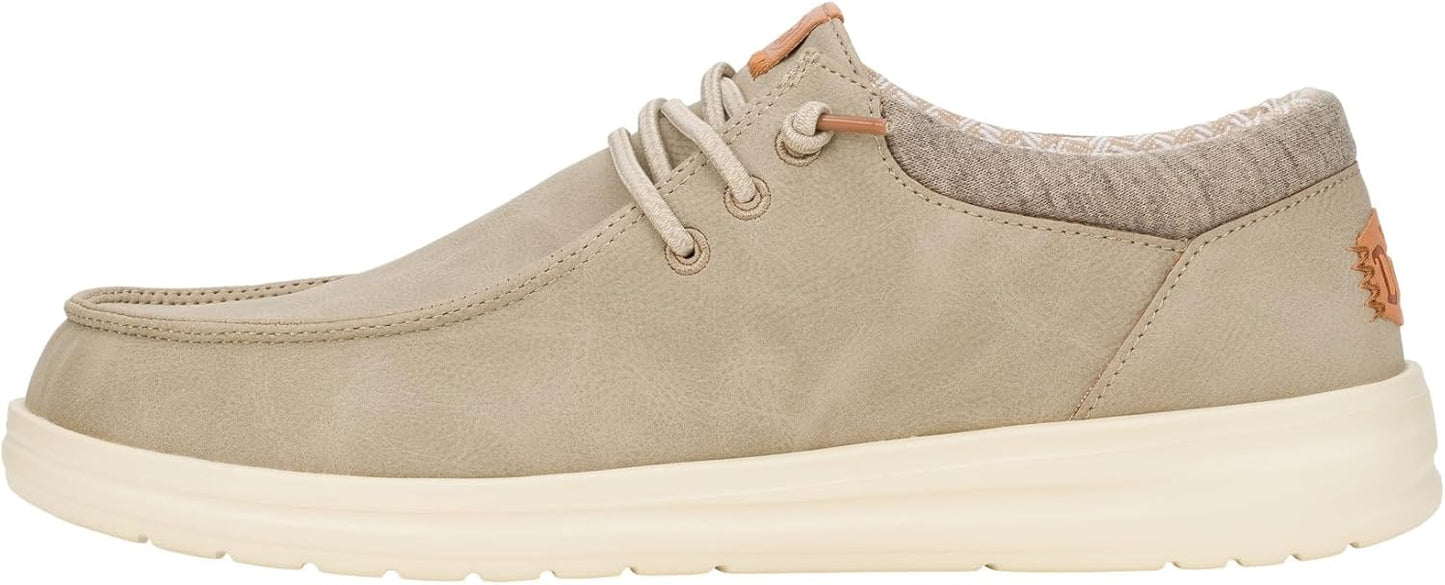 HEYDUDE Men's Paul Comfortable Lightweight Lace Up Loafers