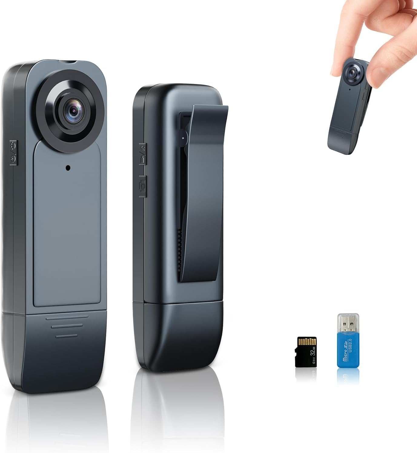 Mini Body Camera with Night Vision and Motion Detection Features