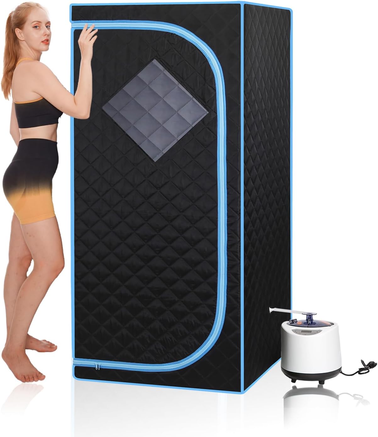 Portable Sauna Spa | Fast 1000W Steam | 2.2L Water Injection