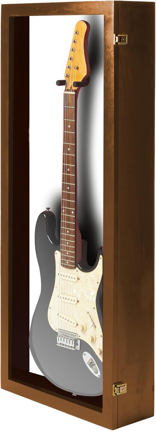 PENNZONI Electric Guitar Display Case - Protect Your Guitar in Style!