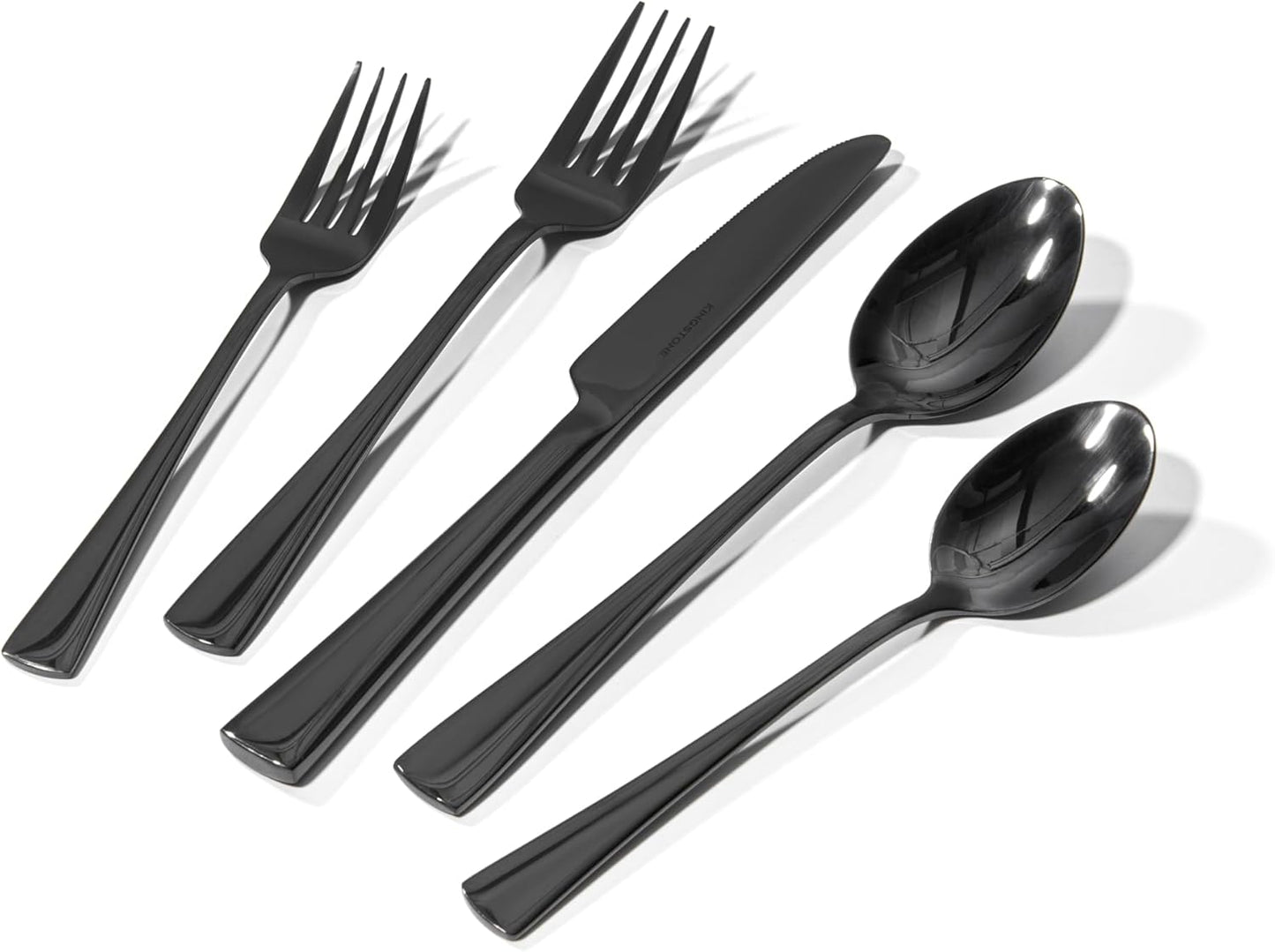 KINGSTONE Silverware Set for 8 - 40-Piece Stainless Steel Cutlery