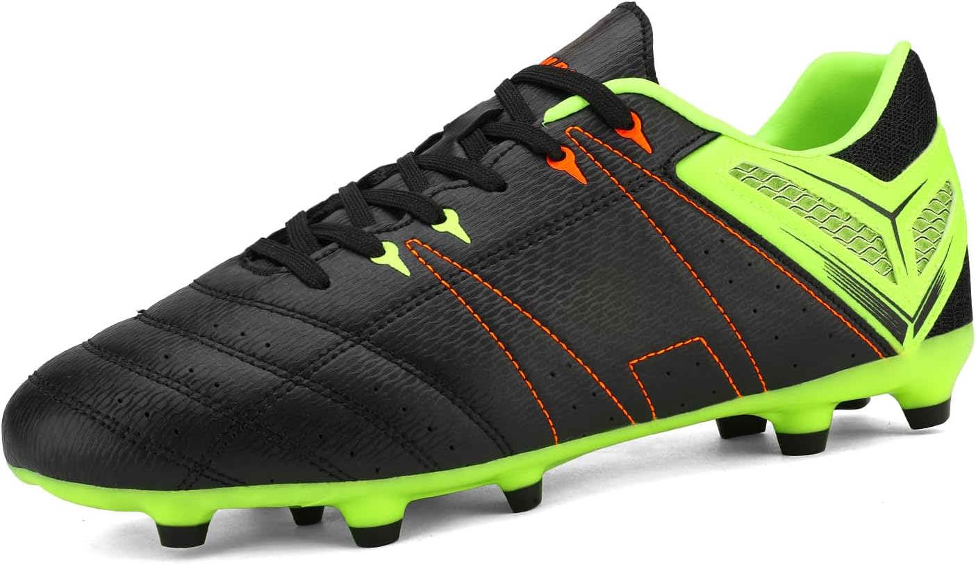 DREAM PAIRS Mens Sport Flexible Athletic Lace Up Outdoor Cleats