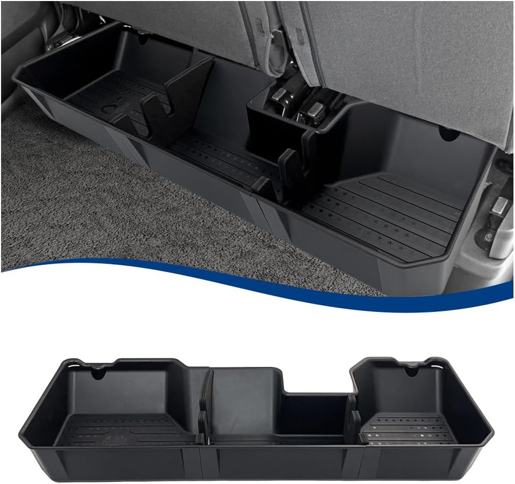 Rear Underseat Storage for 2019+ RAM 1500 Pickup - Durable ABS Bin