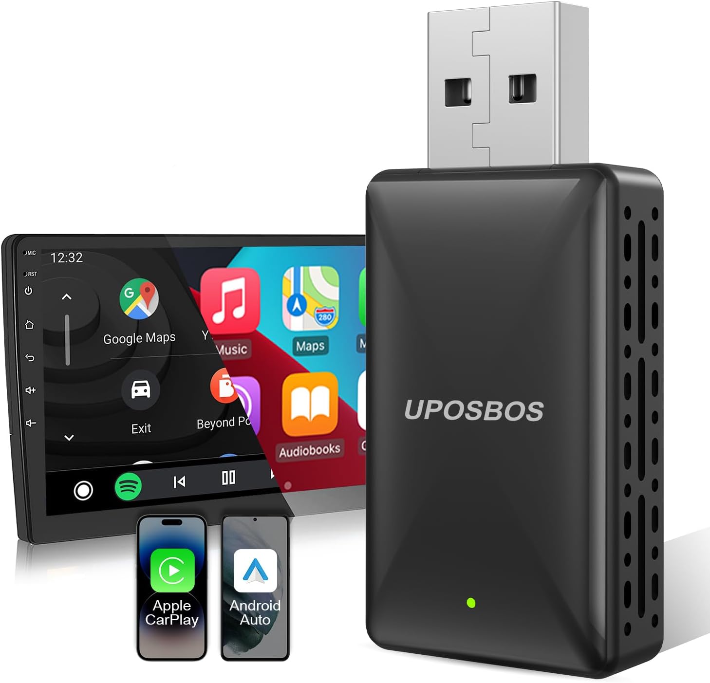 Fast Wireless CarPlay & Android Auto Adapter