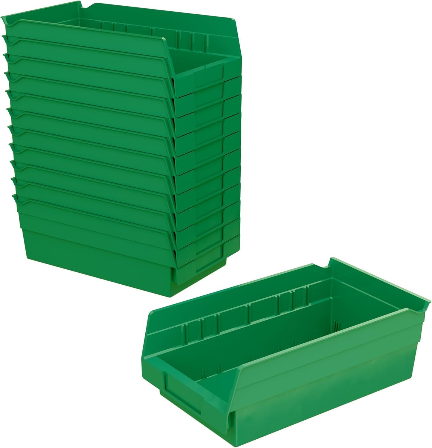 Akro-Mils 30130 Plastic Shelf Bins for Heavy Duty Storage