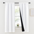 NICETOWN 100% Blackout Lined Curtains for Bedroom and Kitchen