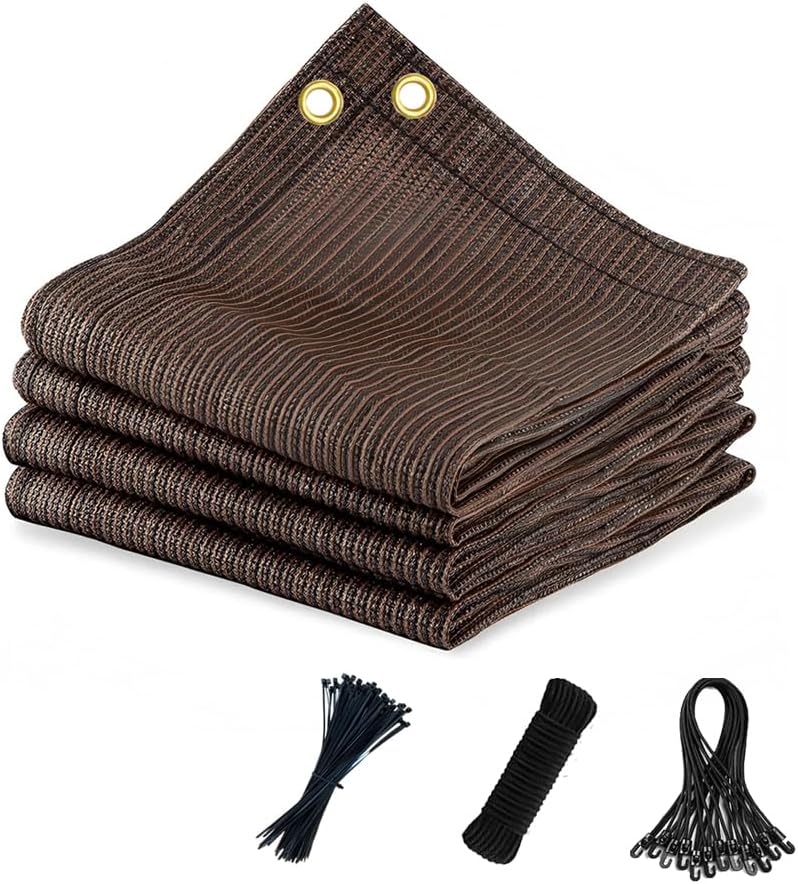 90% Sun Shade Cloth with Grommets for Outdoor Spaces