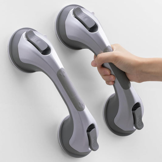 Shower Grab Bar Suction Cup 12 inch for Bathroom Safety Grip