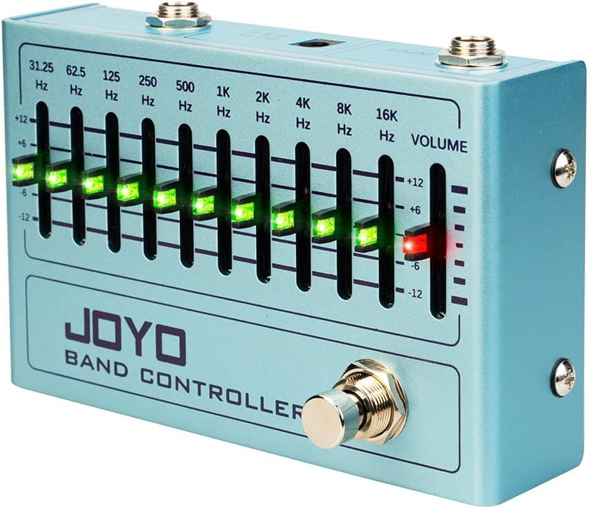 JOYO EQ Pedal 10 Band Equalizer for Electric Guitar and Bass