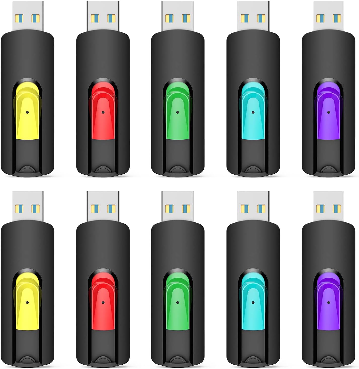 High Speed 32GB USB 3.0 Flash Drive 10 Pack for Storage