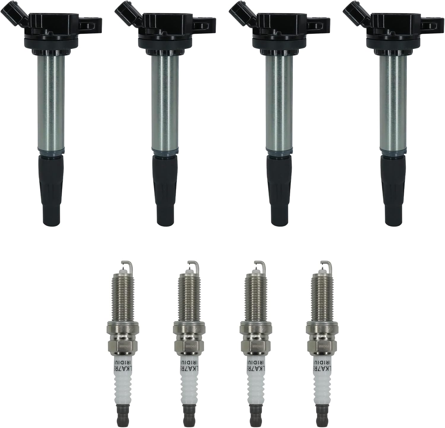 High-Performance Ignition Coil Pack & Iridium Spark Plugs Set