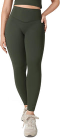 Hugcurve No Front Seam High Waisted Leggings for Women - 25in