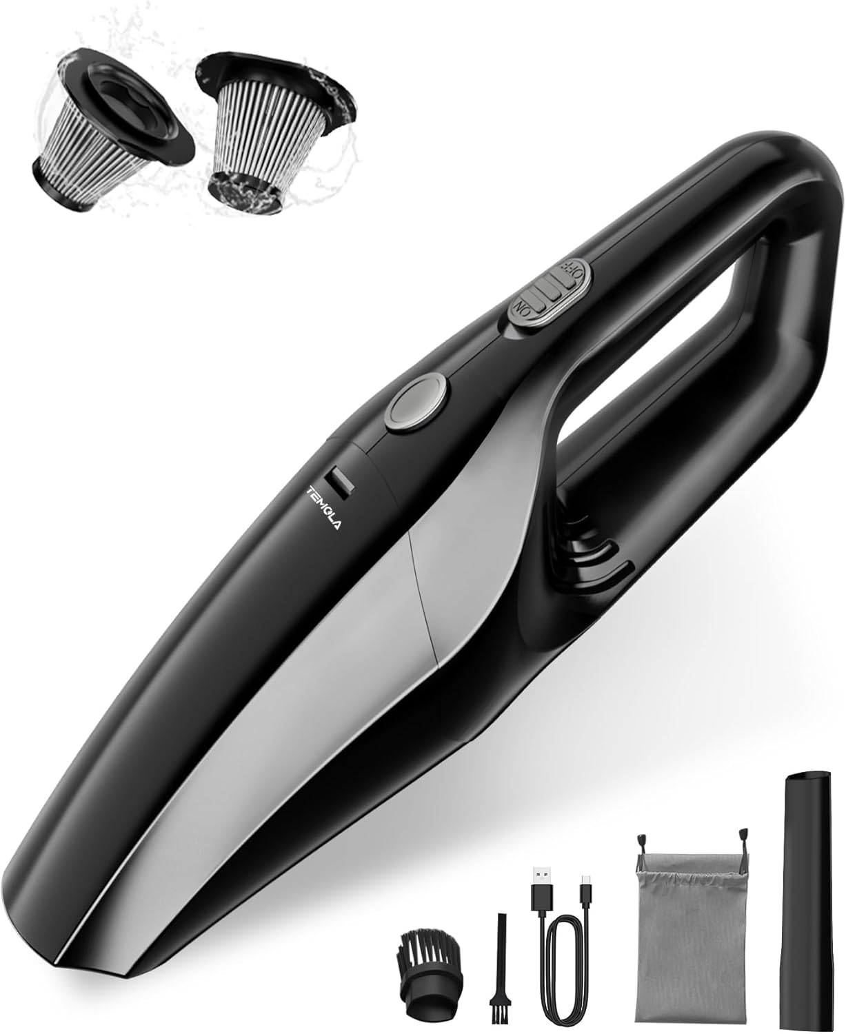 TEMOLA 12000Pa Cordless Vacuum - Ultra Lightweight!