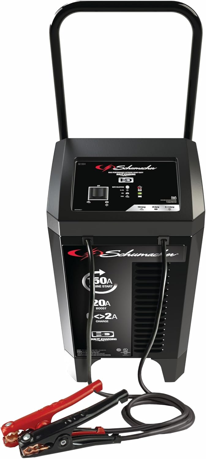 Schumacher 4-in-1 Battery Charger & Starter | 150A Crank Amps