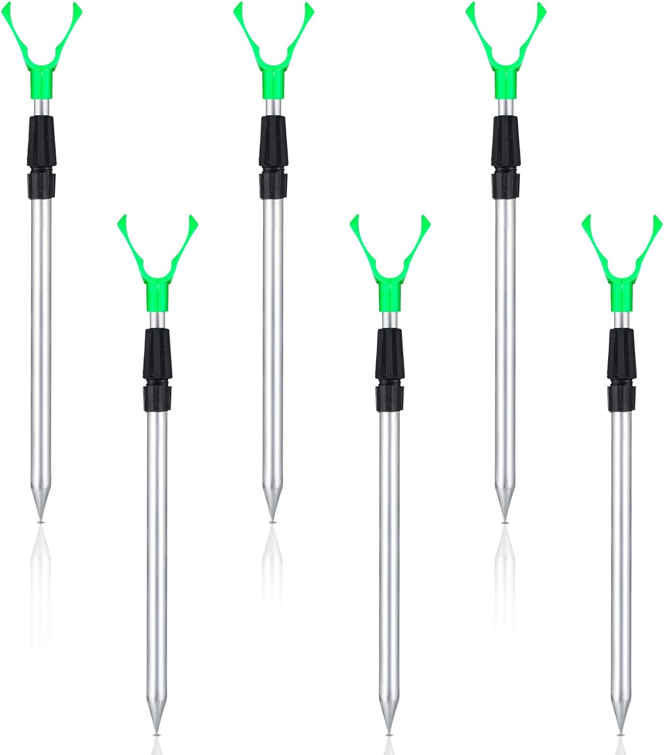 6 Pcs Extendable Rod Holder for Bank & Surf Fishing by Sotiff