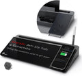 TOWON Black Desk Dry Erase Board with Charger Pad for Home Office