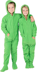 Footed Pajamas Toddler Fleece Hoodie One Pieces - Cozy, Durable