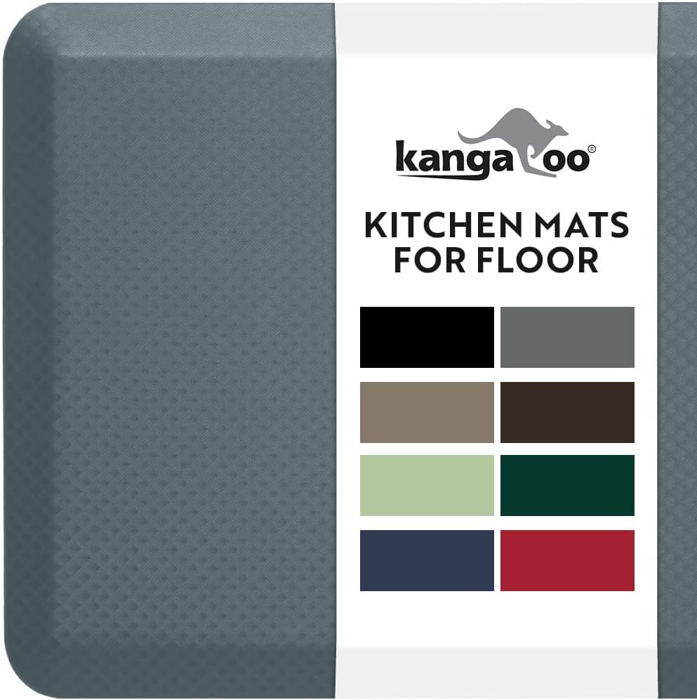 KANGAROO Thick Ergonomic Anti Fatigue Mats for Comfort