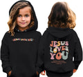 Love Like Jesus Christian Hoodies for Teen Girls Oversized Pullover