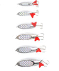 6pcs Fishing Spoons Lures Kit - Long Distance Casting Spoon Set